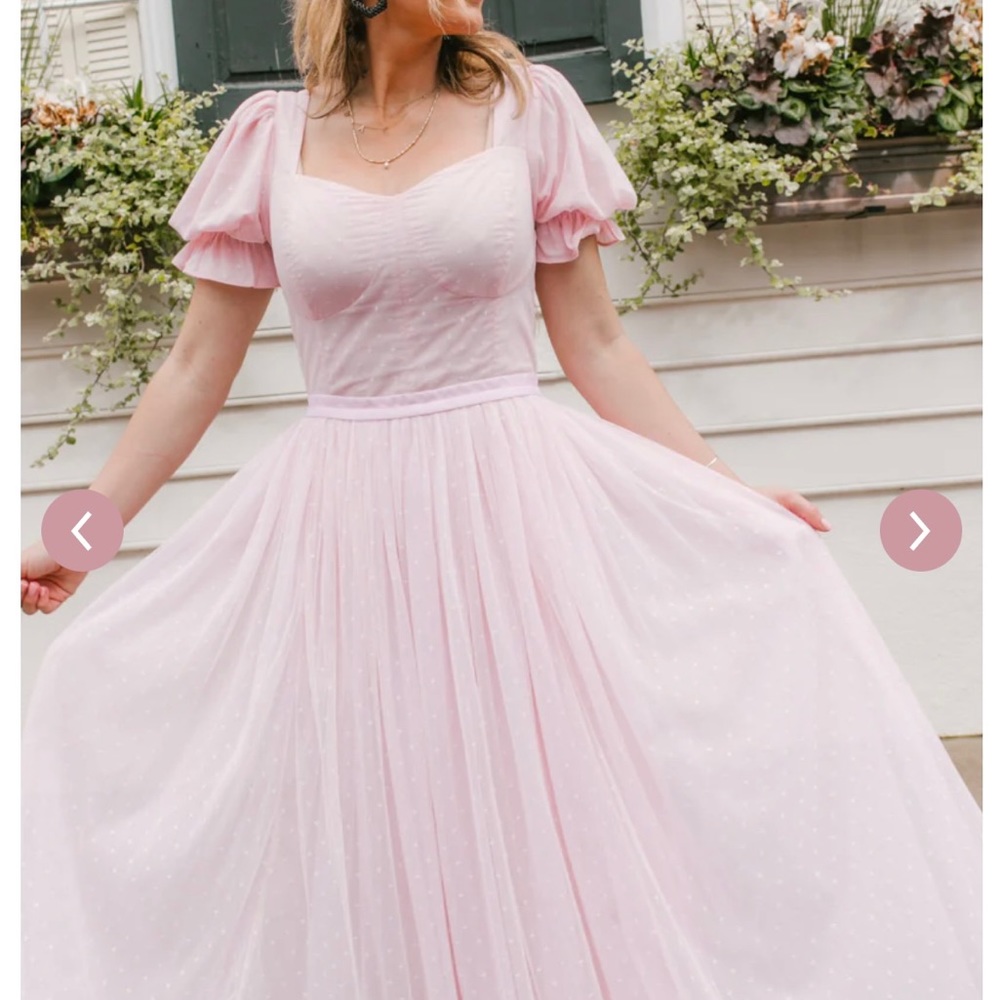 NWT Ivy City Co Ballerina Dress In Baby Pink XS